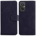 For Xiaomi Redmi 11 Prime 4G Skin Feel Pure Color Flip Leather Phone Case(Black) - 1