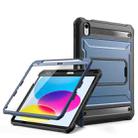 For iPad 10th Gen 10.9 2022 Explorer Tablet Protective Case with Pen Slot(Blue) - 1