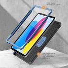 For iPad Air 4 2020/Air 5 2022 10.9 Explorer Tablet Protective Case with Pen Slot(Blue) - 4