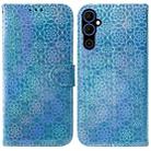 For Tecno Pova Neo 2 Colorful Magnetic Buckle Leather Phone Case(Blue) - 1