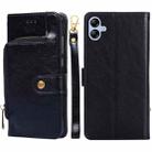For Samsung Galaxy A04E Zipper Bag Leather Phone Case(Rose Gold) - 1