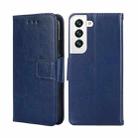 For Samsung Galaxy S23 5G Crystal Texture Leather Phone Case(Royal Blue) - 1