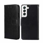 For Samsung Galaxy S23 5G Crystal Texture Leather Phone Case(Black) - 1