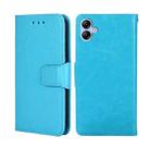For Samsung Galaxy A04E Crystal Texture Leather Phone Case(Sky Blue) - 1