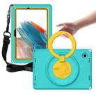 For Samsung Galaxy Tab A8 10.5 2021 EVA + PC Shockproof Tablet Case with Waterproof Frame(Glacier Green) - 1