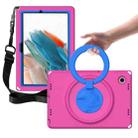 For Samsung Galaxy Tab A8 10.5 2021 EVA + PC Shockproof Tablet Case with Waterproof Frame(Rose Red) - 1