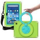 For Amazon Kindle Fire HD7 2022 EVA + PC Shockproof Tablet Case with Waterproof Frame(Grass Green) - 1