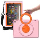 For Amazon Kindle Fire HD10 2021 EVA + PC Shockproof Tablet Case with Waterproof Frame(Pink) - 1