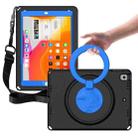For iPad 5 / 7 / 6 / 8 / 9 EVA + PC Shockproof Tablet Case with Waterproof Frame(Black) - 1