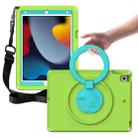 For iPad Pro 10.5 2019/2017 / 10.2 2021/2019 EVA + PC Shockproof Tablet Case with Waterproof Frame(Grass Green) - 1