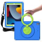 For iPad Pro 10.5 2019/2017 / 10.2 2021/2019 EVA + PC Shockproof Tablet Case with Waterproof Frame(Blue) - 1