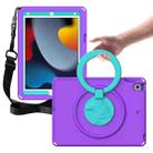 For iPad Pro 10.5 2019/2017 / 10.2 2021/2019 EVA + PC Shockproof Tablet Case with Waterproof Frame(Purple) - 1