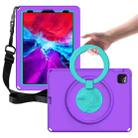 For iPad Pro 11 2022/2021/2020/2018 / Air5 10.9 2022 / Air4 10.9 2020 EVA + PC Shockproof Tablet Case with Waterproof Frame(Purple) - 1