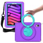 For iPad mini 6 EVA + PC Shockproof Tablet Case with Waterproof Frame(Purple) - 1