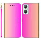 For Infinix Hot 20 Imitated Mirror Surface Leather Phone Case(Gradient Color) - 1