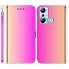 For Infinix Hot 20i Imitated Mirror Surface Leather Phone Case(Gradient Color) - 1