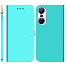 For Infinix Hot 20s Imitated Mirror Surface Leather Phone Case(Mint Green) - 1