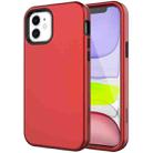 For iPhone 14 Plus Shockproof PC + TPU Protective Phone Case(Red) - 1