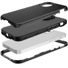 For iPhone 13 Shockproof PC + TPU Protective Phone Case(Black) - 3