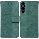 For Tecno Pova Neo 2 Geometric Embossed Leather Phone Case(Green) - 1