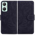 For Infinix Hot 20 5G Tiger Embossing Pattern Leather Phone Case(Black) - 1