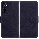 For Tecno Pova Neo 2 Tiger Embossing Pattern Leather Phone Case(Black) - 1