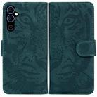 For Tecno Pova Neo 2 Tiger Embossing Pattern Leather Phone Case(Green) - 1