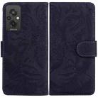 For Xiaomi Redmi 11 Prime 4G Tiger Embossing Pattern Leather Phone Case(Black) - 1