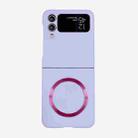 For Samsung Galaxy Z Flip3 5G Skin Feel MagSafe Magnetic Phone Case(Purple) - 1