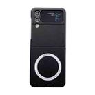 For Samsung Galaxy Z Flip3 5G Skin Feel MagSafe Magnetic Phone Case(Black) - 1