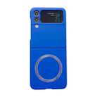 For Samsung Galaxy Z Flip3 5G Skin Feel MagSafe Magnetic Phone Case(Royal Blue) - 1