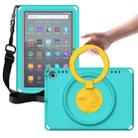 For Amazon Fire HD 8 2020 / HD 8 Plus 2022 EVA + PC Shockproof Tablet Case without Waterproof Frame(Glacier Green) - 1