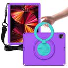 For iPad Pro 12.9 inch 2022/2021/2020/2018 EVA + PC Shockproof Tablet Case without Waterproof Frame(Purple) - 1