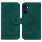 For Tecno Pova Neo 2 Butterfly Rose Embossed Leather Phone Case(Green) - 1