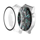 For Huawei GT3 Pro 46mm 2 in 1 PC Frame + Tempered Glass Film Watch Protective Case(Transparent) - 1