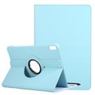 For Huawei Matepad 10.4 Litchi Texture Horizontal Flip 360 Degrees Rotation Leather Case with Holder(Light Blue) - 1