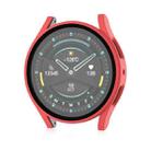 For Samsung Galaxy Watch 5 Pro 45mm Frosted PC + Tempered Film Integrated Watch Protective Case (Red) - 3