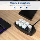 USB Wired RGB Custom Mechanical Keyboard 6 Keys 1 Knob Programming Gaming Keypad(White) - 5