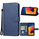 For Doogee V30 5G Leather Phone Case(Blue) - 1