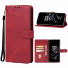 For OnePlus 11 5G Leather Phone Case(Red) - 1