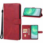 For Tecno Camon 19 Pro 5G Leather Phone Case(Red) - 1