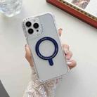 For iPhone XR 3 in 1 MagSafe Magnetic Phone Case(Royal Blue) - 1