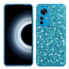 For Xiaomi 12T Pro Glitter Powder Shockproof TPU Protective Case(Blue) - 1