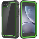 For iPhone SE 2020 & 8 & 7 Frame Series TPU + PC Dust-proof Scratch-proof Drop-proof Protective Case(Green) - 1