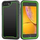 For iPhone 8 Plus & 7 Plus Frame Series TPU + PC Dust-proof Scratch-proof Drop-proof Protective Case(Green) - 1