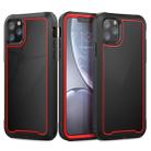 For iPhone 11 Pro Frame Series TPU + PC Dust-proof Scratch-proof Drop-proof Protective Case(Red) - 1