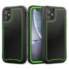 For iPhone 11 Frame Series TPU + PC Dust-proof Scratch-proof Drop-proof Protective Case(Green) - 1