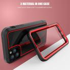 For iPhone 11 Pro Max Frame Series TPU + PC Dust-proof Scratch-proof Drop-proof Protective Case(Red) - 4