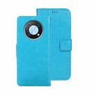 For Huawei nova Y90 idewei Crazy Horse Texture Leather Phone Case(Sky Blue) - 1