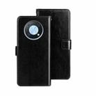 For Huawei nova Y90 idewei Crazy Horse Texture Leather Phone Case(Black) - 1